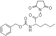 2,5-二氧代-1-吡咯烷基 N-[苄氧羰基]-L-正亮氨酸酯分子结构 (CAS 36360-62-0)