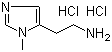 3-甲基组胺二盐酸盐分子结构 (CAS 36475-47-5)