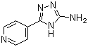 structure of CAS# 3652-17-3, 5-(Pyridin-4-yl)-4H-1,2,4-triazol-3-amine;4-(5-Amino-s-triazol-3-yl)pyridine