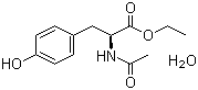 Ethyl N-acetyl-L-tyrosinate hydrate molecular structure (CAS 36546-50-6)