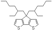 4,4-二(2-乙基己基)-4H-环戊二烯并[2,1-b:3,4-b']二噻吩分子结构 (CAS 365547-20-2)