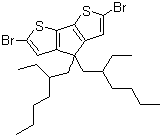 2,6-Dibromo-4,4-bis(2-ethylhexyl)-4H-cyclopenta[2,1-b:3,4-b']dithiophene molecular structure (CAS 365547-21-3)