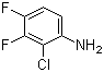 2-Chloro-3,4-difluoroaniline molecular structure (CAS 36556-48-6)