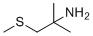 2-Methyl-1-(methylthio)-2-propanamine molecular structure (CAS 36567-04-1)