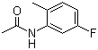 2-乙酰氨基-4-氟甲苯分子结构 (CAS 366-49-4)
