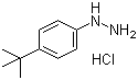 4-叔丁基苯肼盐酸盐分子结构 (CAS 36600-66-5)