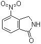 结构式 CAS# 366452-97-3, 4-硝基异吲哚啉-1-酮