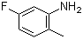 5-氟-2-甲基苯胺分子结构 (CAS 367-29-3)