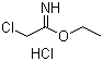 2-氯乙酰亚氨酸乙酯盐酸盐分子结构 (CAS 36743-66-5)