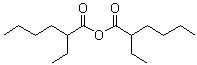 structure of CAS# 36765-89-6, 2-Ethylhexanoic anhydride;2-Ethylhexanoic acid anhydride