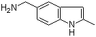 [(2-Methyl-1H-indol-5-yl)methyl]amine molecular structure (CAS 36798-25-1)