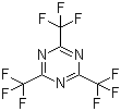 结构式 CAS# 368-66-1, 2,4,6-三(三氟甲基)-1,3,5-三嗪