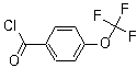 4-(三氟甲氧基)苯甲酰氯分子结构 (CAS 36823-88-8)
