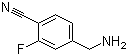 结构式 CAS# 368426-73-7, 4-(氨基甲基)-2-氟苯甲腈