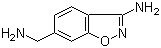 结构式 CAS# 368426-78-2, 3-氨基-1,2-苯并异恶唑-6-甲胺