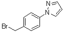 1-[4-(Bromomethyl)phenyl]-1H-pyrazole molecular structure (CAS 368869-85-6)