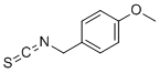 structure of CAS# 3694-57-3, 4-Methoxybenzyl isothiocyanate;1-(isothiocyanatomethyl)-4-methoxybenzene