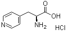 结构式 CAS# 369403-60-1, (alphaS)-alpha-氨基-4-吡啶丙酸单盐酸盐