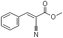 2-氰基-3-苯基-2-丙烯酸甲酯分子结构 (CAS 3695-84-9)