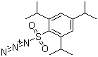 结构式 CAS# 36982-84-0, 2,4,6-三异丙基苯磺酰叠氮化物