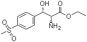 结构式 CAS# 36983-12-7, D-苏式-beta-对甲砜基苯基丝氨酸乙酯