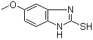 5-Methoxy-2-mercaptobenzimidazole molecular structure (CAS 37052-78-1)