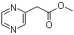 2-吡嗪乙酸甲酯分子结构 (CAS 370562-35-9)