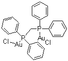 [mu-Bis(diphenylphosphino)methane]dichlorodigold molecular structure (CAS 37095-27-5)