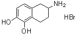 2-氨基-5,6-二羟基-1,2,3,4-四氢萘氢溴酸盐分子结构 (CAS 37096-30-3)