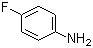 4-氟苯胺分子结构 (CAS 371-40-4)