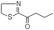 1-(4,5-二氢-2-噻唑基)-1-丁酮分子结构 (CAS 37112-96-2)