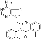 2-[(6-Amino-9H-purin-9-yl)methyl]-5-methyl-3-(2-methylphenyl)-4(3H)-quinazolinone molecular structure (CAS 371242-69-2)