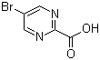 5-Bromopyrimidine-2-carboxylic acid molecular structure (CAS 37131-87-6)