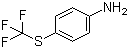 structure of CAS# 372-16-7, 4-(Trifluoromethylthio)aniline;4-Aminophenyltrifluoromethylsulfide