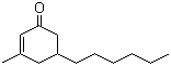 3-Methyl-5-hexyl-2-cyclohexen-1-one molecular structure (CAS 3720-17-0)