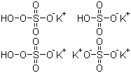 Potassium peroxomonosulfate molecular structure (CAS 37222-66-5)
