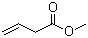 structure of CAS# 3724-55-8, Methyl 3-butenoate;Methyl vinylacetate