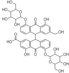 Sennoside C molecular structure (CAS 37271-16-2)