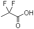 2,2-二氟丙酸分子结构 (CAS 373-96-6)