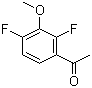 结构式 CAS# 373603-19-1, 2',4'-二氟-3'-甲氧基苯乙酮