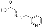 5-(吡啶-3-基)-1H-吡唑-3-羧酸分子结构 (CAS 374064-01-4)