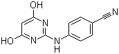 4-[(4,6-二羟基-2-嘧啶基)氨基]苯腈分子结构 (CAS 374067-80-8)