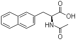 结构式 CAS# 37439-99-9, (S)-N-乙酰基-beta-萘基丙氨酸; (S)-2-乙酰氨基-3-(萘-2-基)丙酸