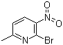 2-Bromo-6-methyl-3-nitropyridine molecular structure (CAS 374633-31-5)