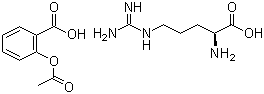 structure of CAS# 37466-21-0, L-Arginine acetylsalicylate