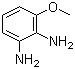 structure of CAS# 37466-89-0, 3-Methoxy-1,2-benzenediamine;3-Methoxy-1,2-diaminobenzene; 3-Methoxy-1,2-phenylenediamine; 3-Methoxybenzene-1,2-diamine; NSC 521887
