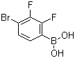 结构式 CAS# 374790-99-5, 4-溴-2,3-二氟苯硼酸