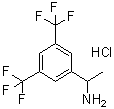 structure of CAS# 374822-27-2, alpha-Methyl-3,5-bis(trifluoromethyl)benzenemethanamine hydrochloride