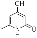 结构式 CAS# 3749-51-7, 4-羟基-6-甲基-1H-吡啶-2-酮