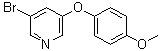 3-Bromo-5-(4-methoxyphenoxy)pyridine molecular structure (CAS 374934-98-2)